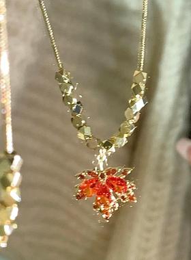 这款项链太有秋天氛围啦！