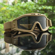 Russian Tactical Glasses Source Manufacturer Cross-border Special Soldiers Desert Locust PC Explosion Proof Bulletproof Tactical Goggles
