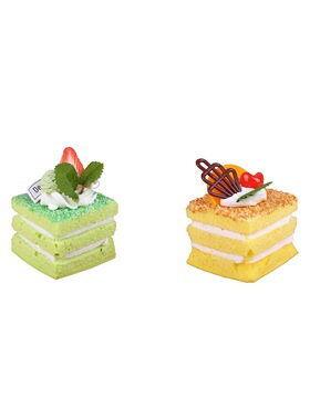 样板间厨房台面仿真蛋糕面包装饰