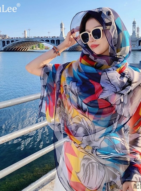 夏季高级感女薄款遮阳民族风披肩