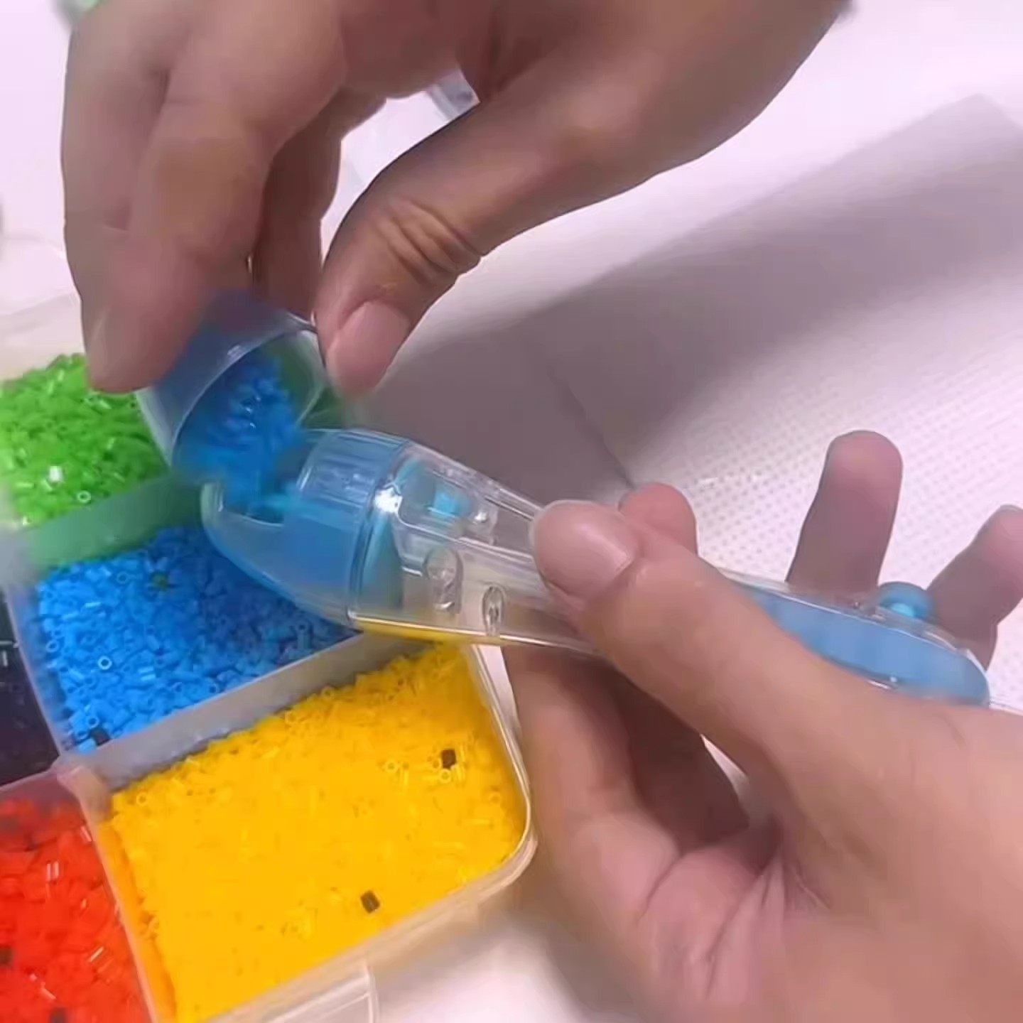 新款拼豆豆拼豆笔手工diy辅助工具专用点按式笔立体融合豆补充包6,淘宝优惠券,粉丝福利购,淘宝优惠卷