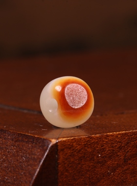 新疆和田玉籽料红皮老型珠手串