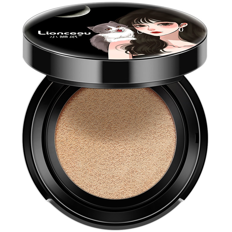 Lionceau小狮纸气垫BB霜粉底液遮瑕不脱妆干皮持久保湿控油黄黑皮,淘宝优惠券,粉丝福利购,淘宝优惠卷