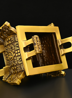 醉芒铜鼎盛千秋摆件福鼎中式公司