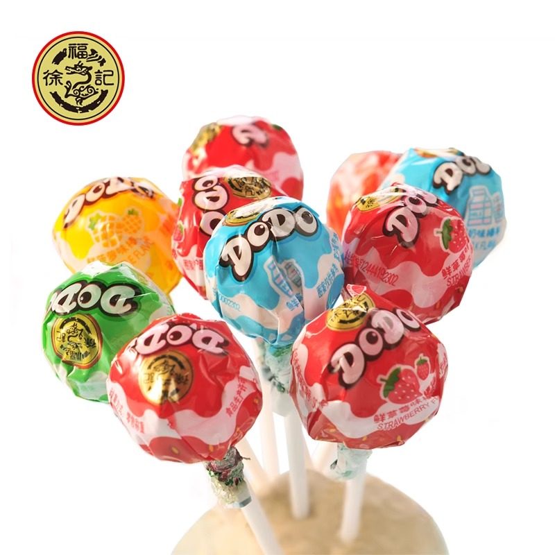 徐福记DODO多嘟棒棒糖果汁糖果奖励学生独立包装儿童休闲零食散装,淘宝优惠券,粉丝福利购,淘宝优惠卷