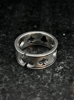 日本coss koko原创设计银原创设计手工街头嘻哈风格扑克牌情侣