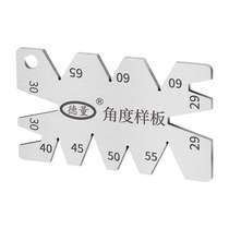 Pitch gauge thread boilerplate for knife trapezoidal degree-type dental pattern trapezoidal templet angle sample New partial dark angle sample