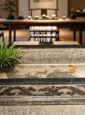 青石雕刻鱼缸花盆仿古石缸养鱼石头石槽水缸荷花庭院门海户外摆件