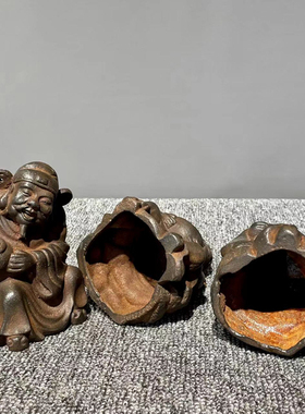 老原装铁器福禄寿铁狮子瑞兽仿古