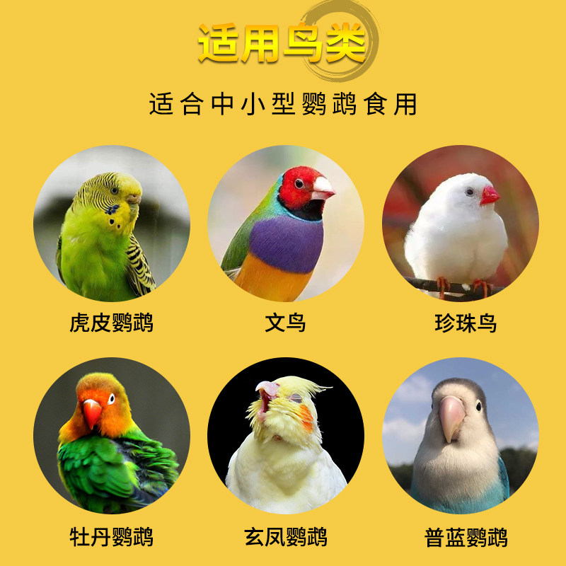 鹦鹉饲料鸟粮虎皮牡丹玄凤补钙黄谷子营养混合粮黍子带壳粮食鸟食,淘宝优惠券,粉丝福利购,淘宝优惠卷