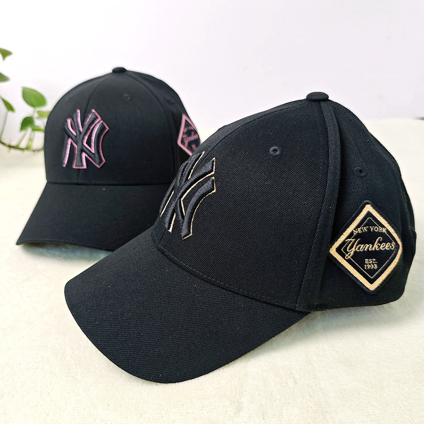 正品MLB男女同款棒球帽硬顶NY刺绣夏新款鸭舌运动休闲帽3ACP8501N,淘宝优惠券,粉丝福利购,淘宝优惠卷