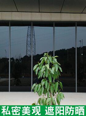 直销黑色建筑隔热膜窗户玻璃单向