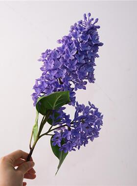 手感紫丁香拉力花仿真花客厅卧室
