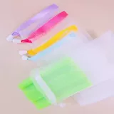 Мыло ручной работы из пены, очищающее молочко для умывания для лица, сетчатая сумка