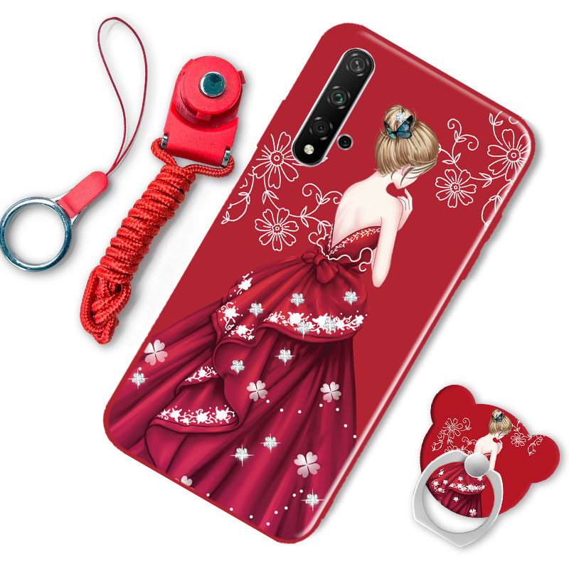 华为荣耀20手机壳honor20男女新款2021全包防摔硅胶软壳yal-al00