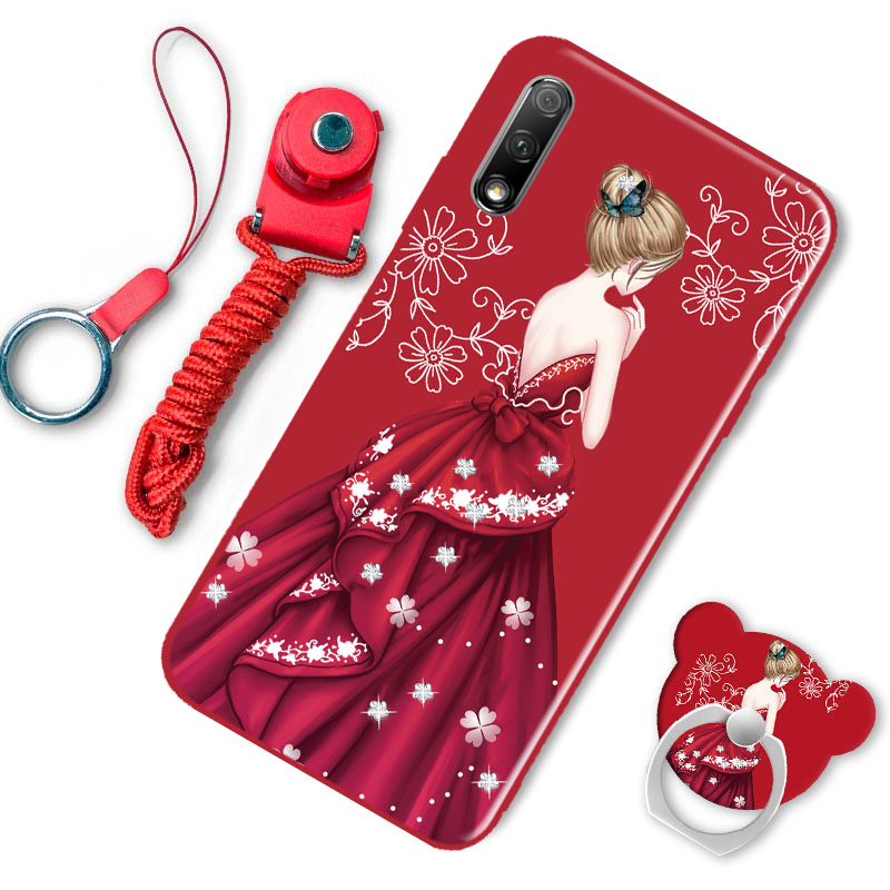 华为荣耀9x手机壳男女2021新款honor9x全包防摔硅胶软壳可爱