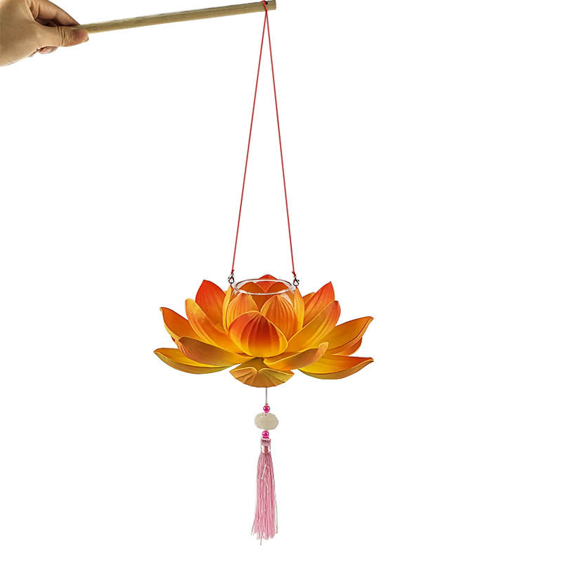 发光手提荷花灯莲花灯放灯行舞蹈古风汉服表演走秀拍照道具新款,淘宝优惠券,粉丝福利购,淘宝优惠卷