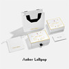 AmberLollipop pearl ring