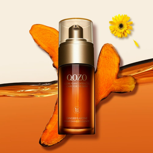 Французский Qozo Ginger Flavonoid не спать допоздна и омолаживает эссенцию глаз, молодая, увлажняющая, увлажняющая и уменьшающаяся схема глаза, глаза скучные 6