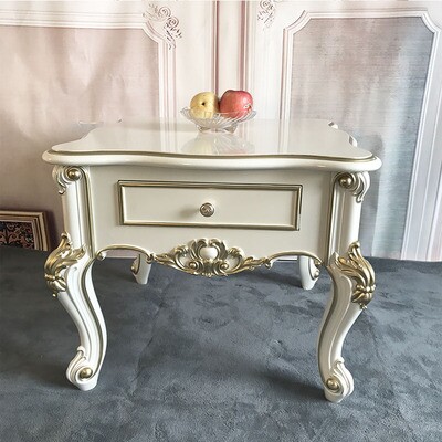 带抽屉欧式角几边几客厅小茶几沙发旁边转角小桌子小方几边s柜角