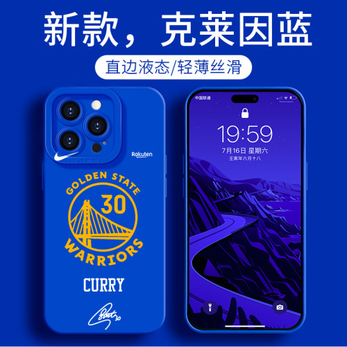 NBA库里适用苹果15手机壳iPhone17promax13硅胶12mini篮球14pm十六XS三星s25ultra高级s24u防摔11新款s23PLUS - 图2