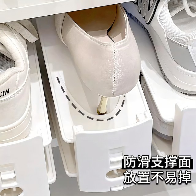 Shoe cabinet shoe storage artifact saves space and adjustable