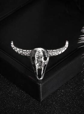 Bull head rings simple retro personality joint ring jewelry