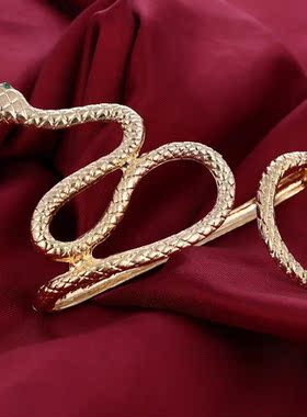 Punk exaggerated retro serpentine hand palm bracelet夸张手镯