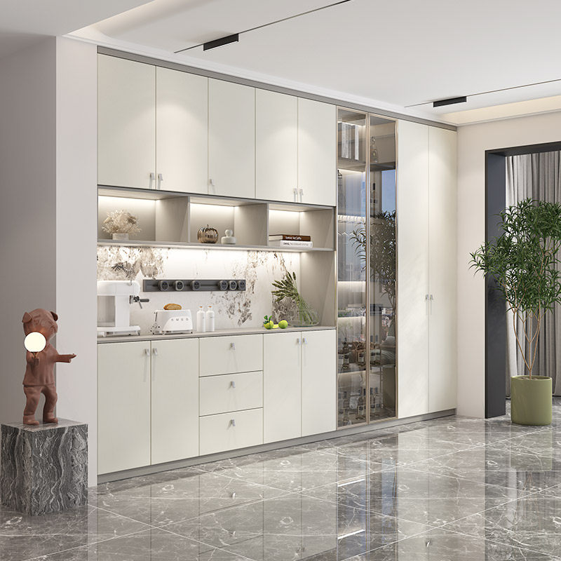 金牌衣柜餐边柜靠墙一体到顶客厅餐厅柜子全屋定制储物柜定做酒柜,淘宝优惠券,粉丝福利购,淘宝优惠卷