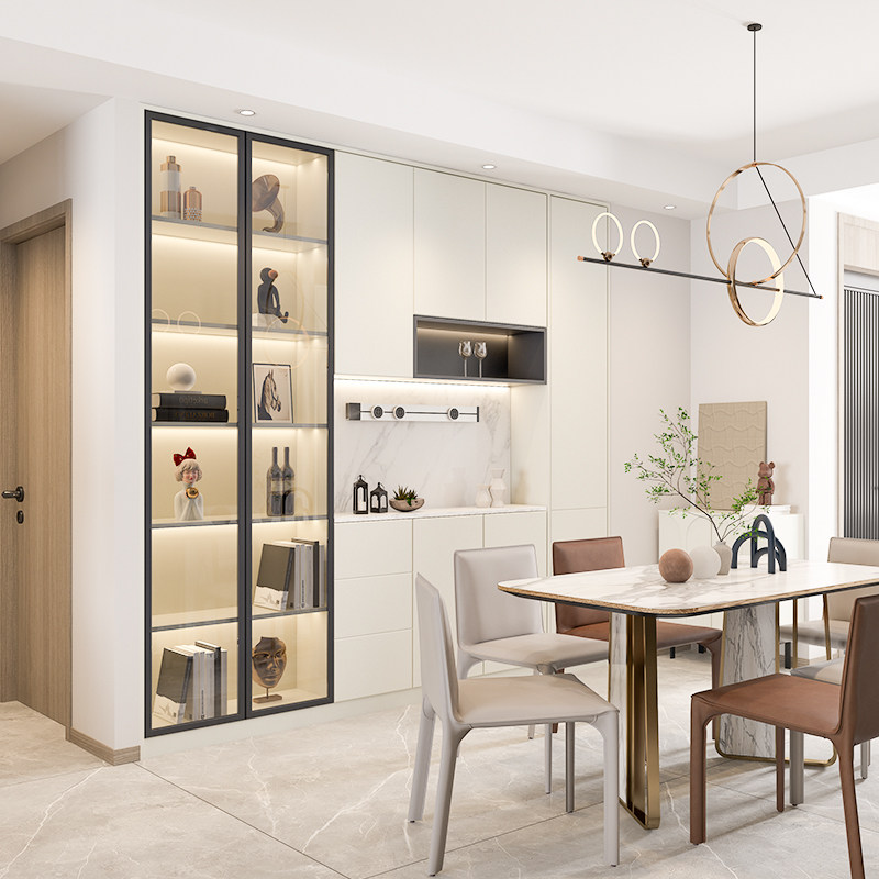 金牌衣柜全屋定制现代客厅餐边柜餐厅柜子酒柜橱柜餐柜家具组合柜,淘宝优惠券,粉丝福利购,淘宝优惠卷