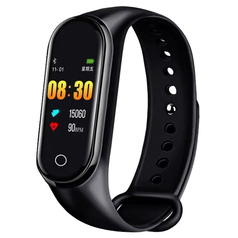 Smart Bracelet Sports Pedometer Alarm Clock Color Screen Bluetooth Bracelet Watch Multifunctional Mobile Phone Couple Unisex