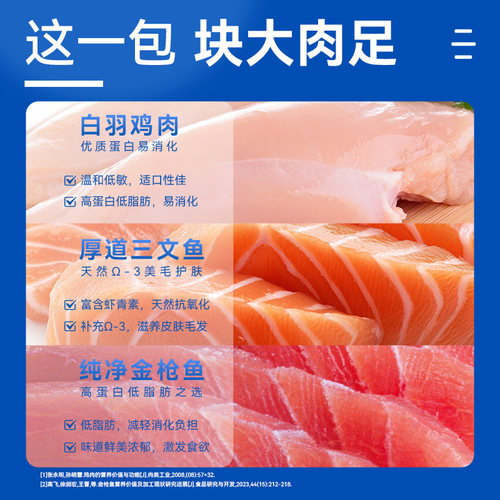 【佰萃肉粒包】2.0幼猫三文鱼金枪鱼猫饭罐头餐包猫零食补水便携 - 图0