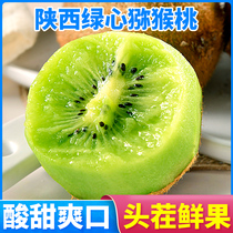 Shaanxi Week to Xu Xiangqi Exotic Fruits 30 Green Heart Fresh Fruit When the Season Whole Box Is Chic Kiwifruit Big Fruit