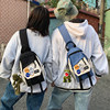 Trendy brand breast bag small backpack crossbody bag