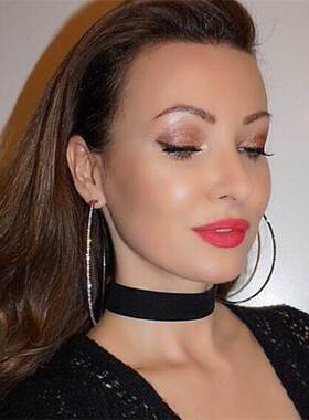 женс серьги 女欧美超大耳环耳圈 women hoop earrings
