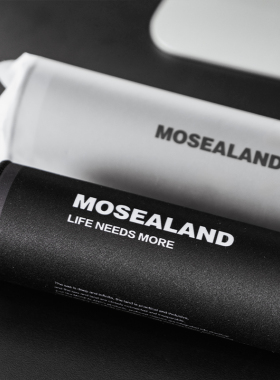 MOSEALAND 潮流防滑鼠标垫纯色质感电脑桌垫