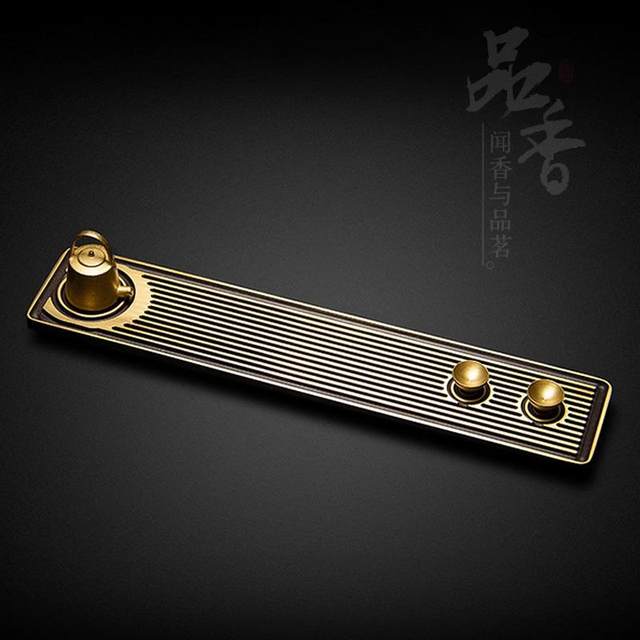 Copper incense burner with incense stick comes with 20 grams of natural incense