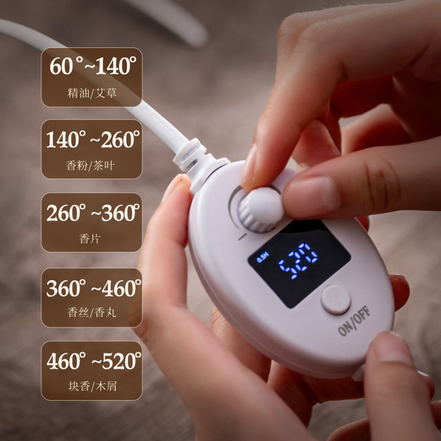 Taiwan chip electric incense burner comes with copper incense dish + base