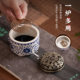 Elegant ceramic herbal ash incense cup incense holder tea ceremony