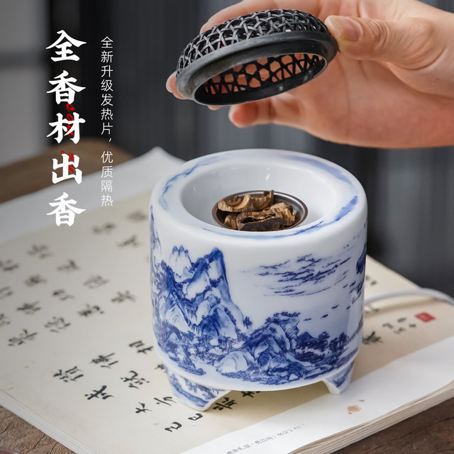 Taiwan chip electric incense burner night light with timed temperature adjustment