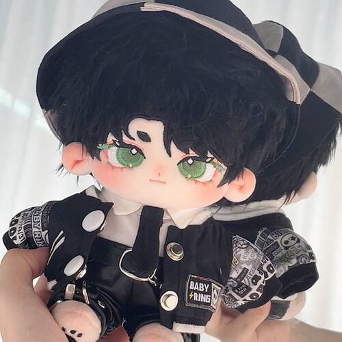 BABYRING 配件酷哥辣妹男女款通用20cm棉花娃娃娃用衣服套装配饰 - 图3