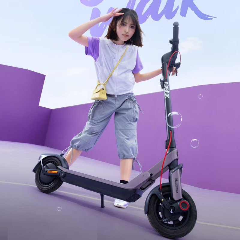 Ninebot九号电动滑板车新款E3/E3pro/F3便携式两轮折叠成人代步车 - 图3