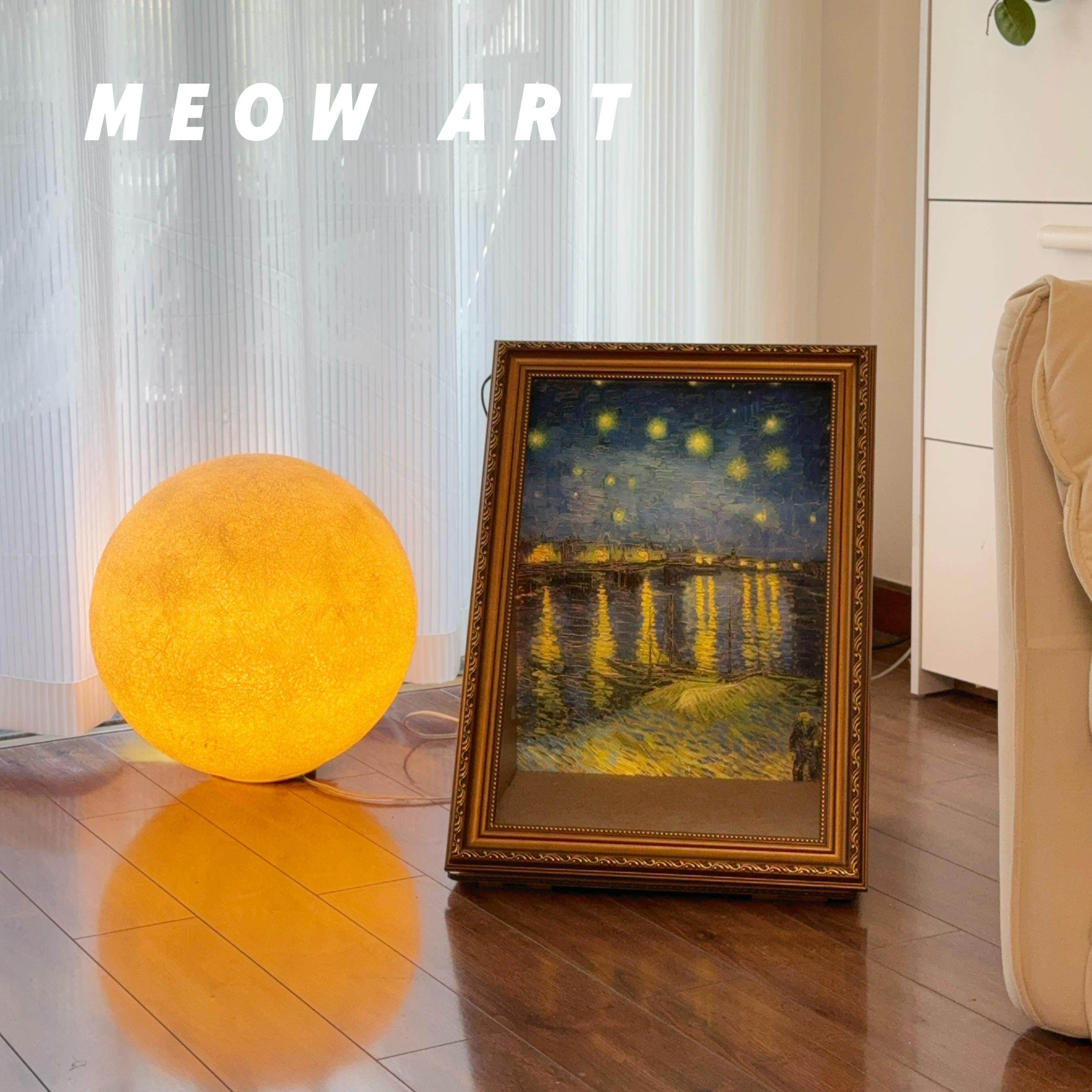 【小红书同款】Meow Art星空限定油画猫窝猫抓板灯画送礼礼物,淘宝优惠券,粉丝福利购,淘宝优惠卷