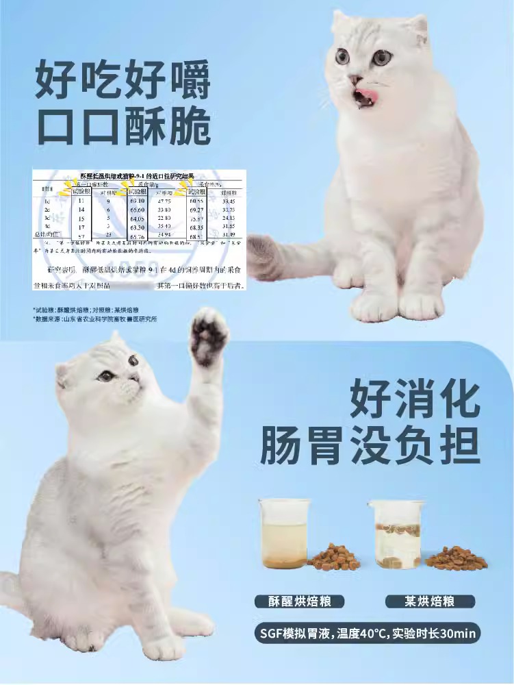 酥醒猫粮烘焙猫粮试吃旗舰店幼猫粮全价全阶段1.35kg苏醒猫粮-图2