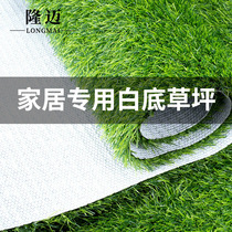 Artificial Lawn Rubber Base K White Underback TPR Interior Carpet Home Custom Fake Turf Anti Slip