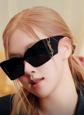 YSL圣罗兰墨镜女大方框太阳眼镜