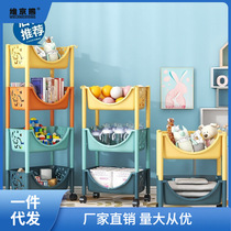 Home Stratified Shelf Bedroom Containing Shelf Baby Floor Snack Book Plotbook Children Toy Finishing Shelf
