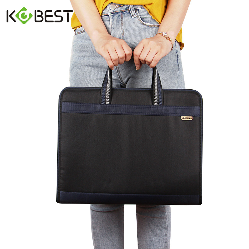 康百A4手提牛津布风琴包13层文件夹多层试卷夹学生用试卷收纳袋大容量办公资料分类夹文件袋卷子整理神器,淘宝优惠券,粉丝福利购,淘宝优惠卷