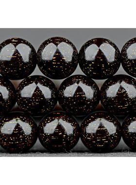 孤品 野生印度老料爆满金星小叶紫檀手串10mm108颗 男款佛珠