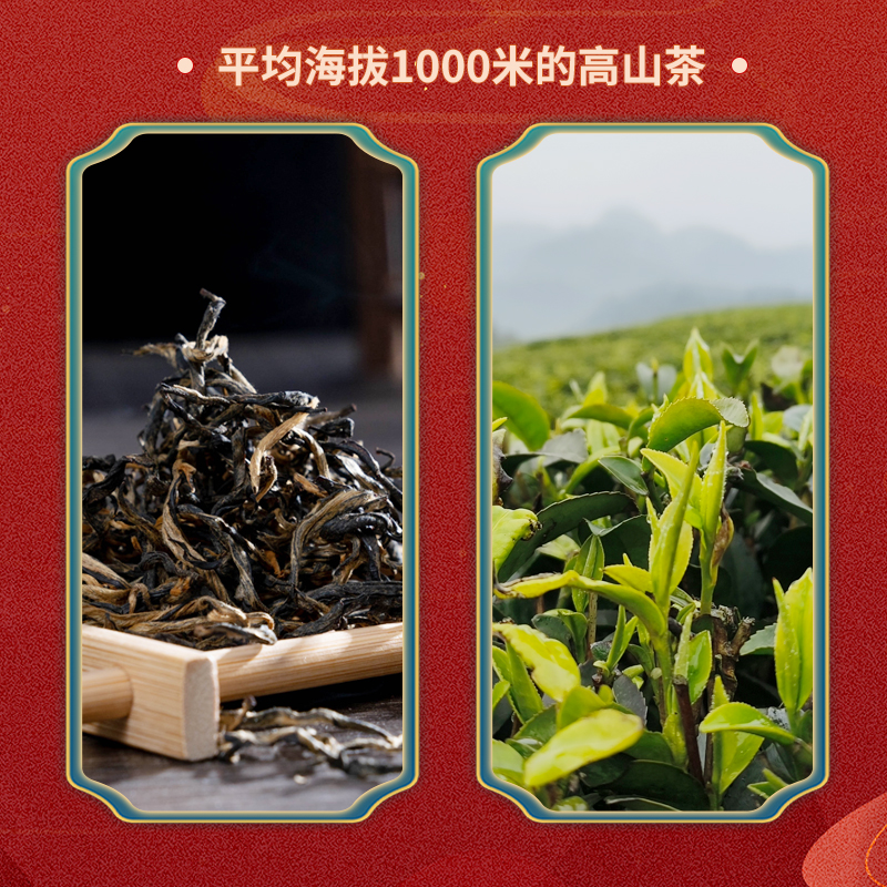 仙雾凤茗红茶四川筠连红茶筠红一号高山红茶红茶茶叶厂家直销